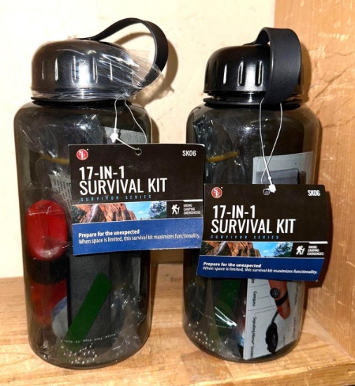 2 New 17 in 1 Survival Kits Survivor series