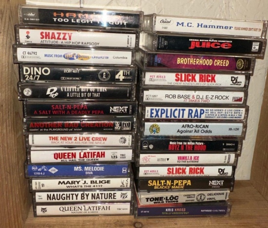 Rap and Hip Hop Cassettes
