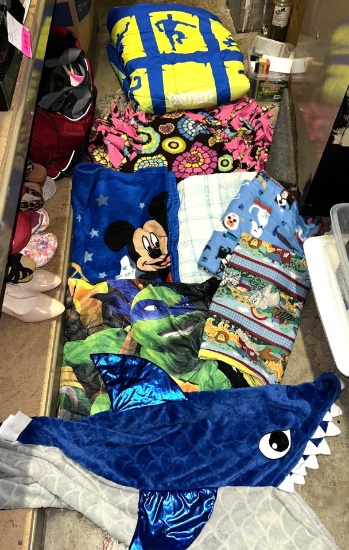 Kids Blankets- including Fornite Comforter and Cool Shark Blanket