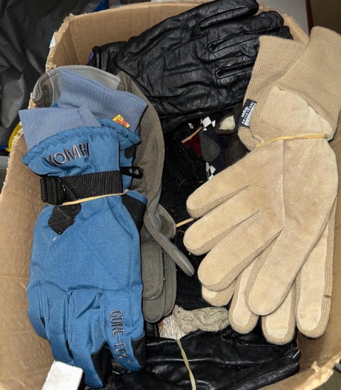 Box of Winter Gloves- Like New
