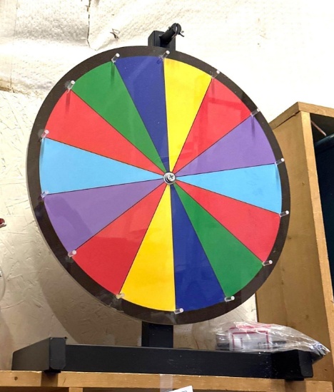 Table top Spinning Prize Wheel