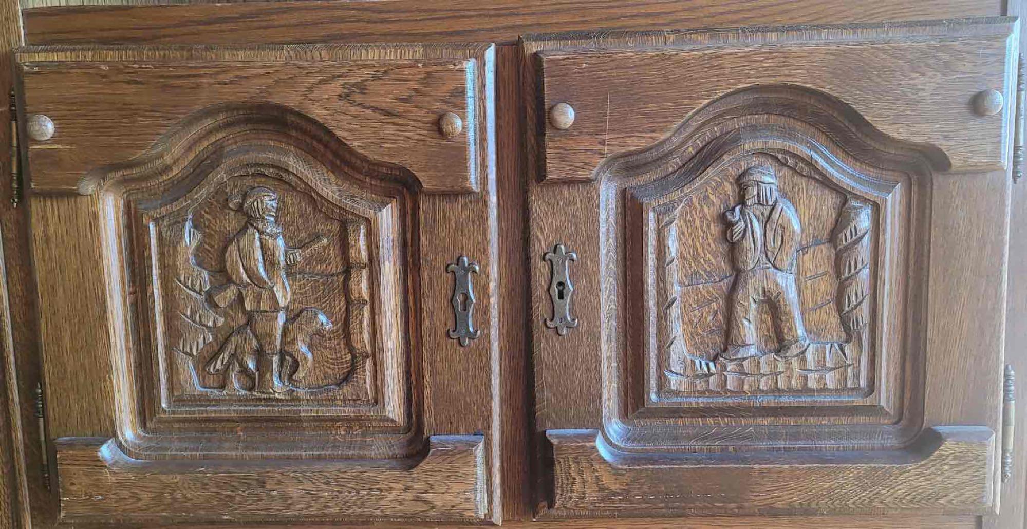 Vintage Hand Carved German Shrunk - 110