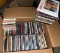 Box full of CD's and a Couple Cassette Tapes