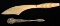 Pair of Vintage Letter Openers - 1 Silver Plate Victorian & Plus Celluloid w/note 5th Maria Pcores