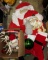Christmas Decor- Chair Covers, Snowmen, Lights, Reindeer, Santa Face & More