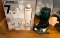 New 7pc Barware set and Wine Bottle Holder