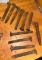 Set of 11 Old Railroad Spikes