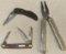 Multi tool, Frost Cutlery Knife and Old timer Schrade Walden Pocket knife