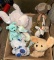 Lot of Stuffed Animals- Beanie Babies, Weighed Stuffed animal etc- in good condition