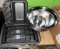 Baking pans and mixing Bowls