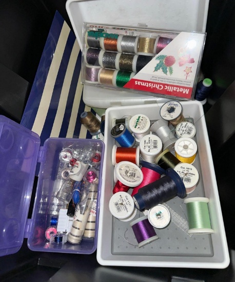 Big Lot of Sewing and Embroidery Supplies