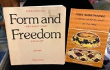 2 Native American Books- Art and Designs from Freedom 1st Edit. and Promo Basket making