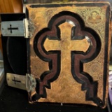 1840 ERA Bible Cover with Cross Latches 12