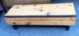 Drop Leaf Wood Coffee Table 58