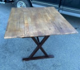 Nice Wood Drop Leaf Dining Room Table 42