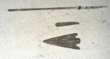 3 Types of Long Shot Arrowheads Ancient Mycenaean Bronze age Greek war Relics
