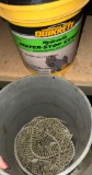 20lb Bucket of Hydraulic Water Stop Cement and bucket of Nails