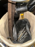 Tool Bucket with Hand tools, Mallet, Tons of Drill bits and more