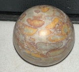 Multicolor Bamboo Jasper Snake Jade Crystal Mineral Sphere ball