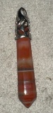 Natural Red Sardonyx Banded Agate Pendant Scarce Gemstone