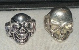 2 Biker Rings size 7