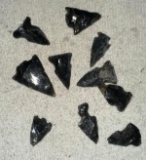 10 Obsidian Bird Points