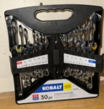New Kobalt 30 pc Combination Wrench set - Missing 1/2