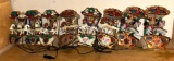 1993 Mr. Christmas Holiday Carousel Circa 1874 Lights Music and Motion - 8 pc - works