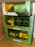 3 NIB John Deere Truck Banks