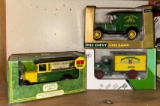 3 NIB John Deere Truck Banks