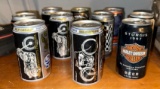 Lot of Empty Harley Davidson Sturgis Beer Cans