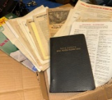 Collection of 1940's Model RR Stamatis and Assembly plans, Books, Data Sheets, Morris Code etc