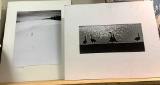 2 Original Photographs of Geese and Sand Dunes- signed by artist