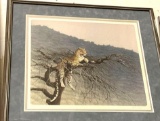 Framed Cheetah Lithographed Signed by Artist and Numbered 218/375 - 28