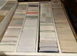 4 Row Card box with Unsearched football Cards