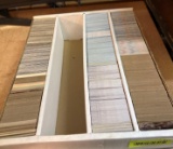 3 Row Card Box with Unsearched Baseball Cards