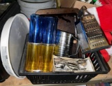 kitchen Lot- Lazy Susan , Hand Mixer, Grater, Sifter and more