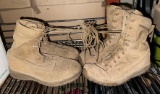 2 Pairs of Military Boots size 7 & 8