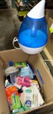 Bathroom Lot- Humidifier, Soap, Epsom Salt, Lotion, Bandages and more