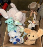 Lot of Stuffed Animals- Beanie Babies, Weighed Stuffed animal etc- in good condition
