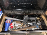 Craftsman Tool box with Hand tools, Air Compressor Air Nozzle and more