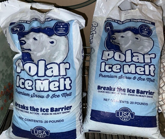 Two 20lb Bags of Ice Melts