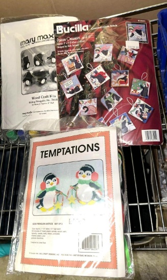 3 New Penguin Craft Kits