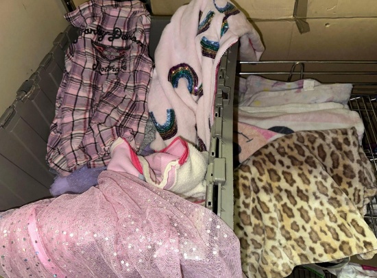 girl Princess Dresses, Harley Davidson Flannel shirt, Rainbow Jacket, Blankets, Princess bed canopy