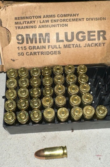 37 Rounds of 9mm Ammo