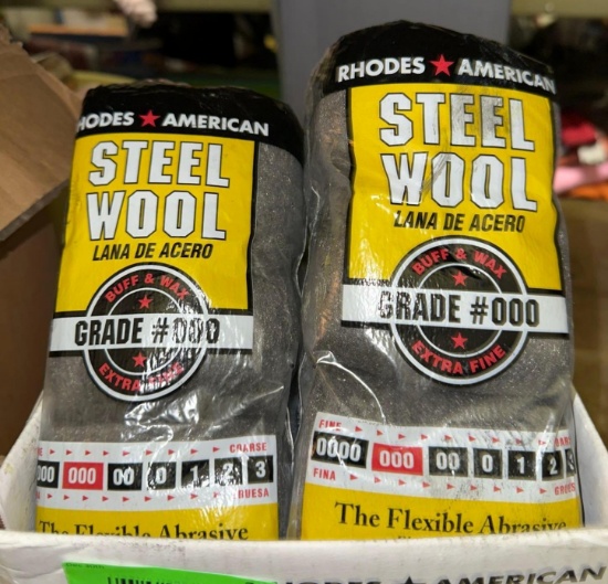 New Case of Steel Wool- 6 Bags total