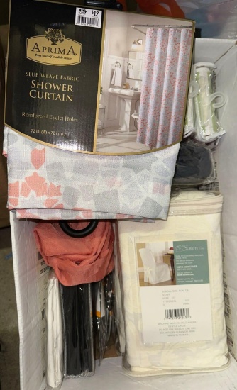 Huge Lot of New Curtains and Chair Covers