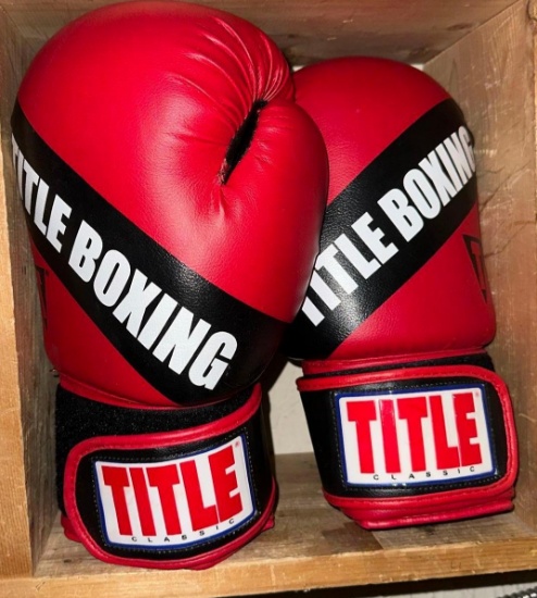 Pair of Title Boxing Gloves