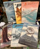 6 Copies The Aero plane From England 1945 and 1936