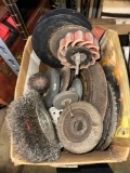 Lot of Saw Blades, Sanding Wheels and More
